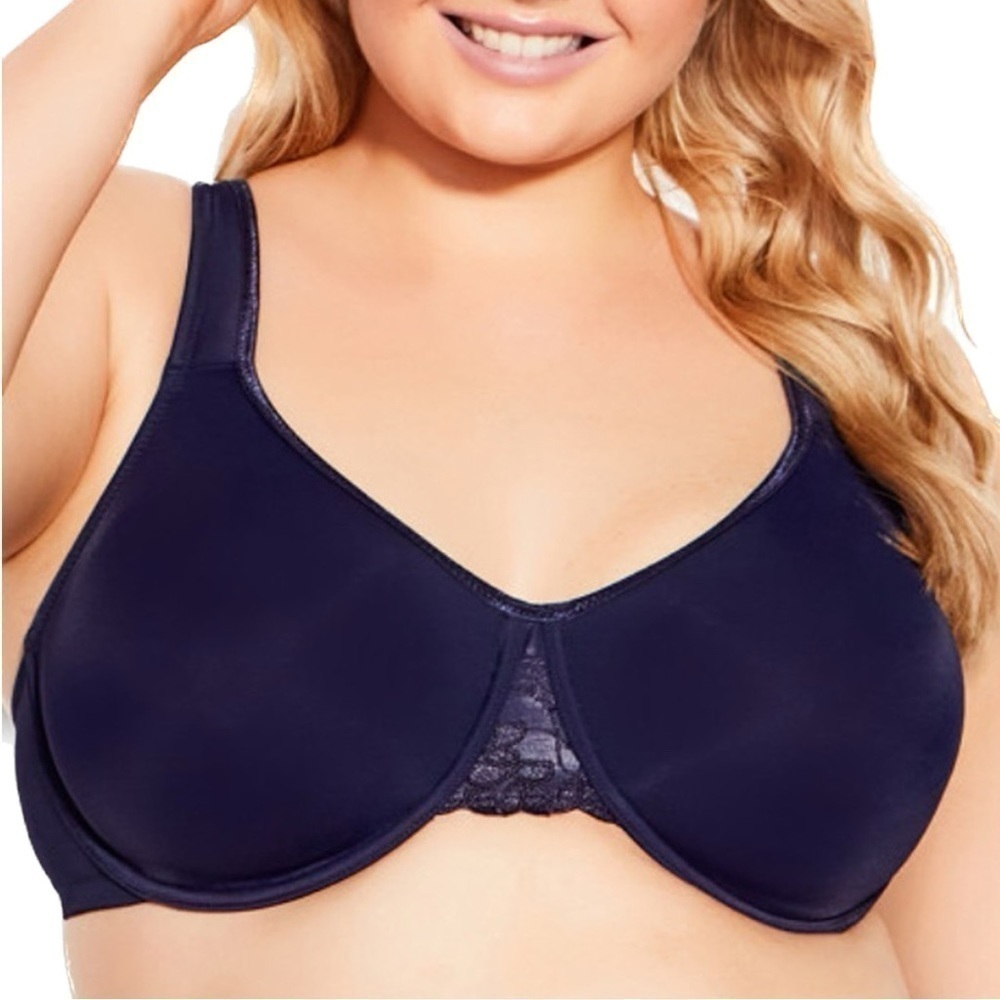 AVENUE BODY E/F Cups Indigo Blue Fashion Smooth Caress Bra TD02.3